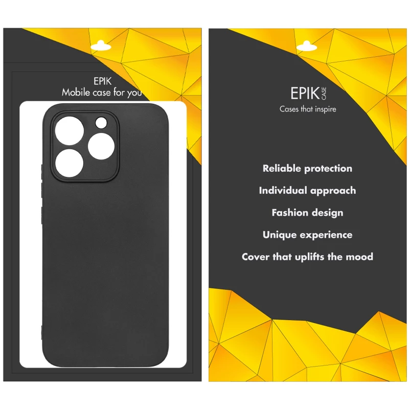 Чорний силіконовий чохол Epik із захистом камери на Realme 15T – Чорний. Фото 3 з 3