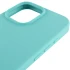 Чохол Silicone Case з закритим низом на Apple iPhone 13 Pro Max (6.7") – Бірюзовий / Marine Green. Фото 7 з 8