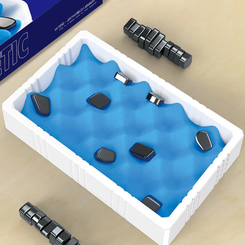 Настільна інтерактивна гра Ummi 8889 Magnetic Arena Game – White / Blue. Фото 6 з 6