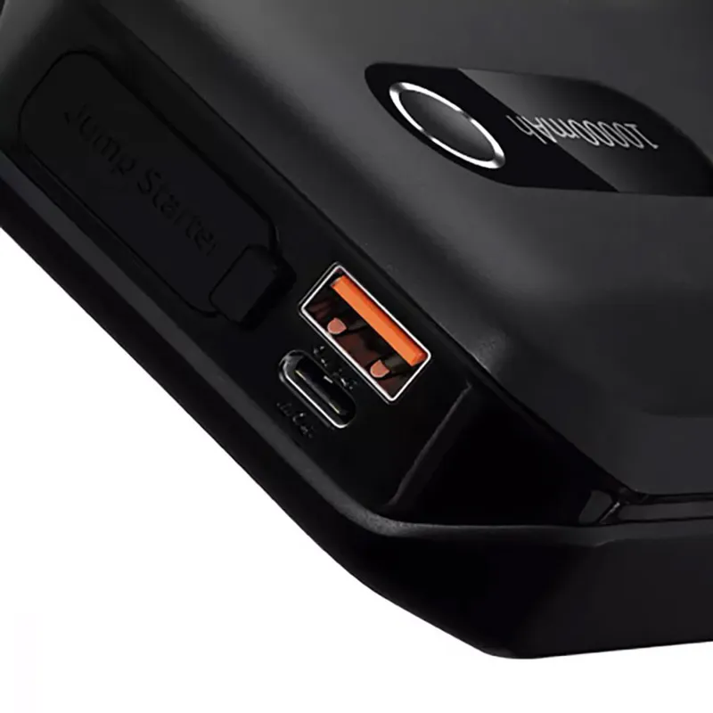 Пусковий пристрій (бустер) для автомобіля Baseus Super Energy Air Car 10000 mAh (CGNL0201) – Black. Фото 5 з 5