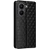 Кожаный чехол-книжка Rhombus Book для Xiaomi POCO X8 Pro – Black. Фото 2 из 7