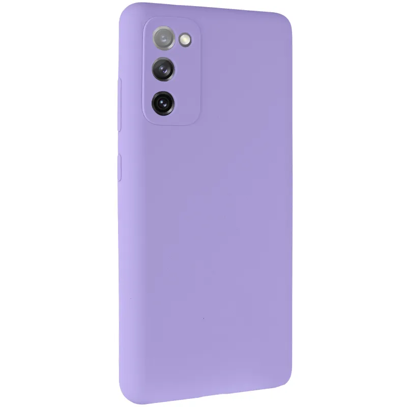Чохол Silicone Case Lakshmi Premium із закритою камерою для Samsung Galaxy S20 FE – Бузковий / Dasheen. Фото 3 з 12
