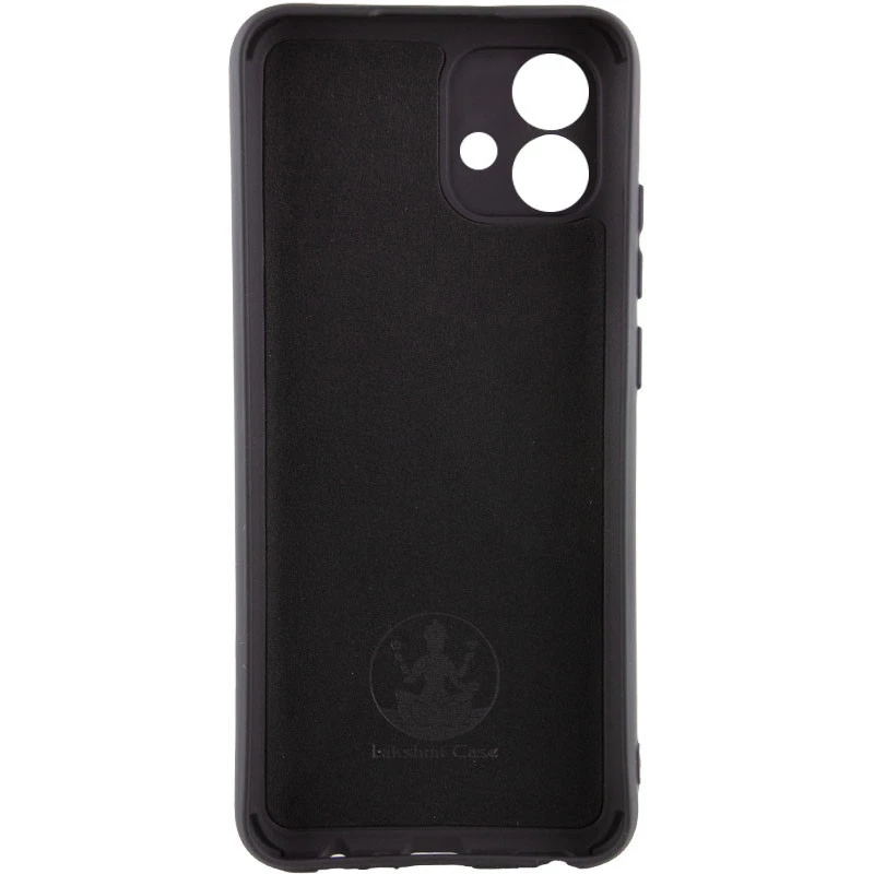 Чохол Silicone Case Lakshmi Plus з закритою камерою на Motorola Moto G84 – Чорний / Black. Фото 3 з 5