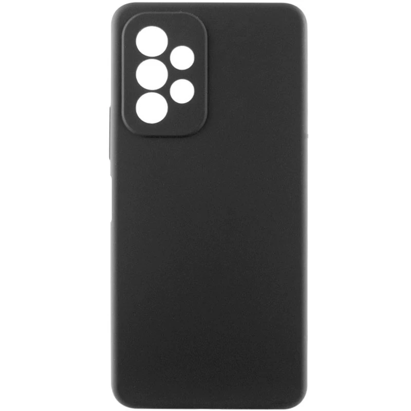 Чохол Silicone Case Lakshmi Premium із закритою камерою для Samsung Galaxy A23 4G – Чорний / Black. Фото 2 з 5