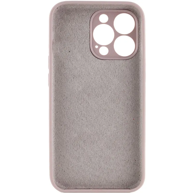 Чехол Silk Full Protective (AA) NO LOGO для Apple iPhone 16 Pro – Серый / Lavender. Фото 3 из 6