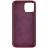 Чохол Silk Full Protective (AA) NO LOGO with Magnetic Fit для Apple iPhone 14 (6.1") – Бордовий / Plum. Фото 4 з 6