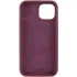 Чехол Silk Full Protective (AA) NO LOGO with Magnetic Fit для Apple iPhone 17 Air (6.5") – Бордовый / Plum. Фото 2 из 2