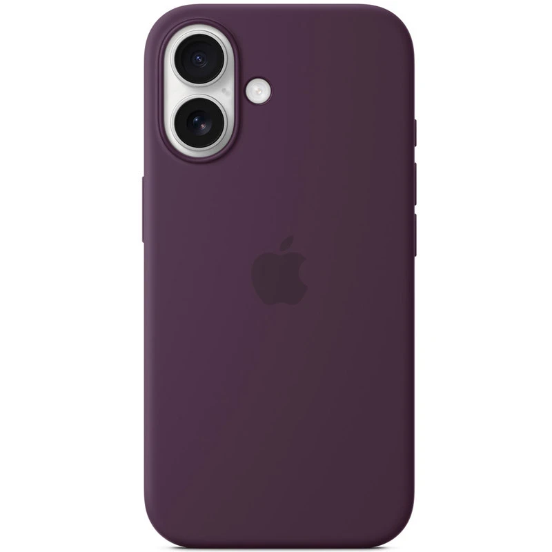 Чохол Silicone case (AAA) with Magsafe and Animation для Apple iPhone 16 – Plum. Фото 2 з 4