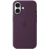 Чохол Silicone case (AAA) with Magsafe and Animation для Apple iPhone 16 – Plum. Фото 2 з 4