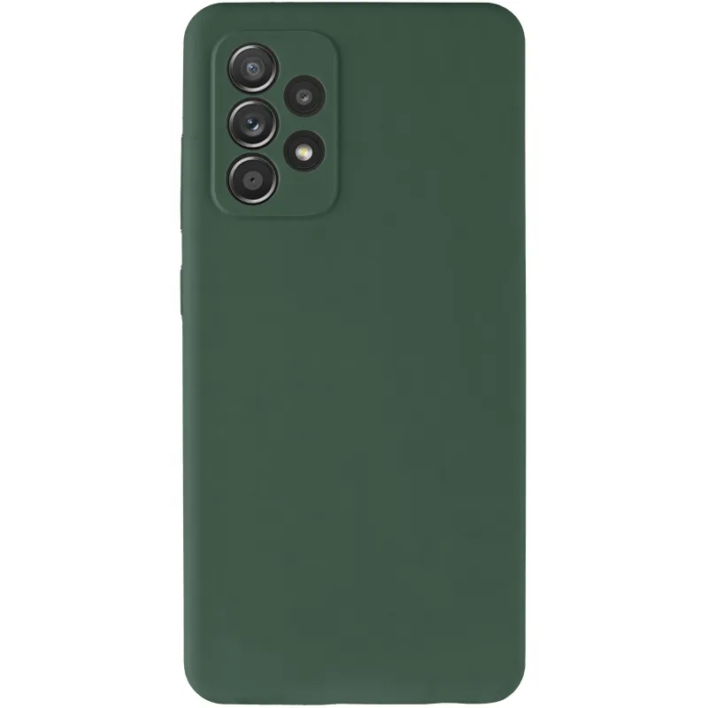 Чехол Silicone Case Lakshmi Premium з закритою камерою на Samsung Galaxy A52 4G / A52 5G – Зеленый / Cyprus Green. Фото 15 из 16