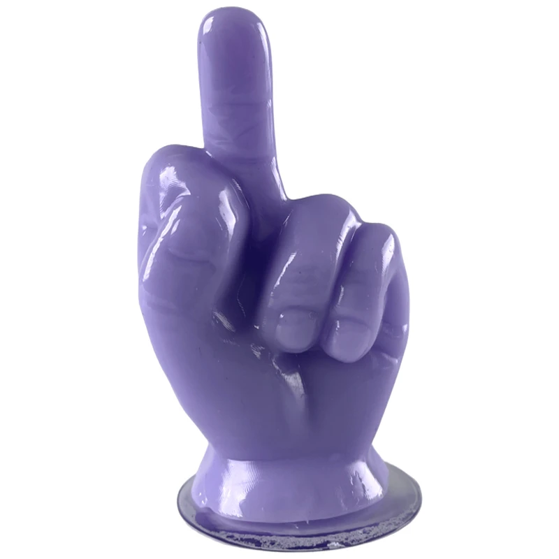 Антистрес-сквіш іграшка жест "F*ck" – Purple. Фото 1 з 1