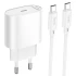 МЗП Hoco C109A Fighter PD20W (1USB-C) + кабель Type-C to Type-C фото 1 з 1