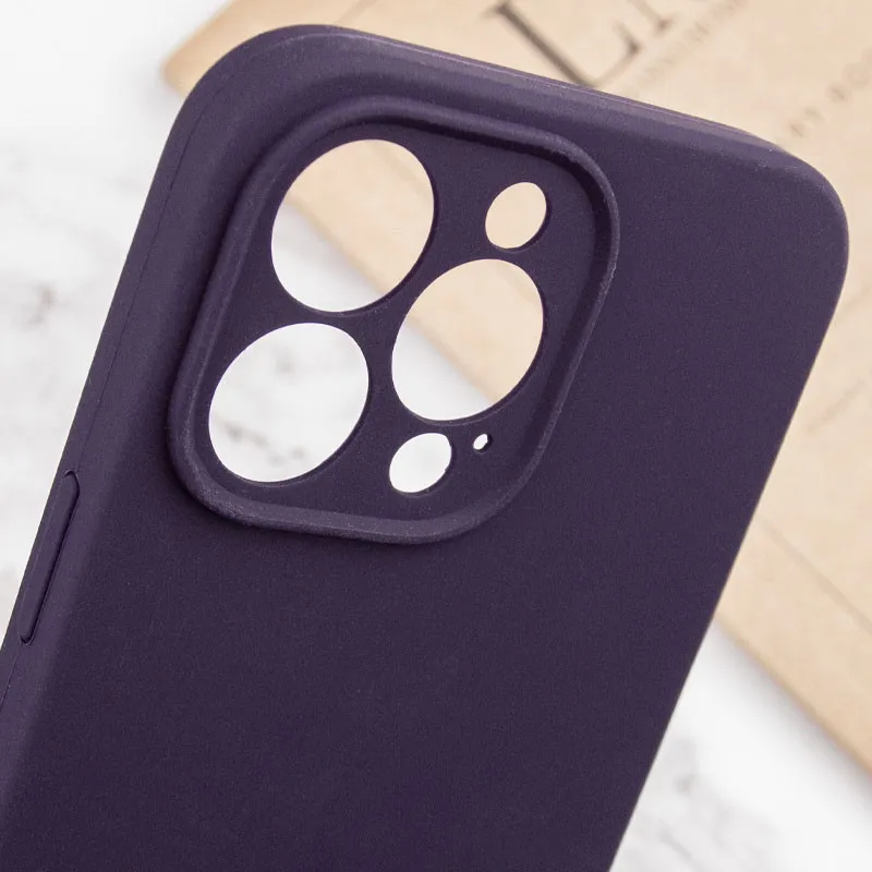Чехол Silk Full Protective (AA) NO LOGO для Apple iPhone 16 Pro Max – Фиолетовый / Elderberry. Фото 15 из 18