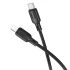Дата кабель Borofone BX113 Lenny Type-C to Lightning 27W (3m) – Black. Фото 2 з 7