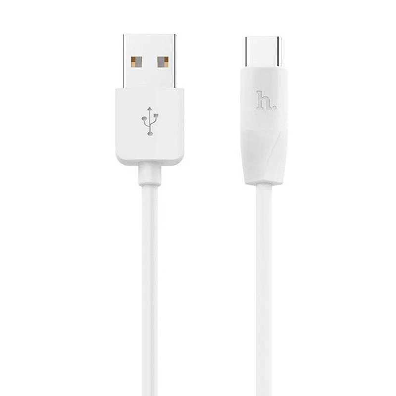 

Дата кабель Hoco X1 Rapid USB to Type-C (1m) (Белый), Білий