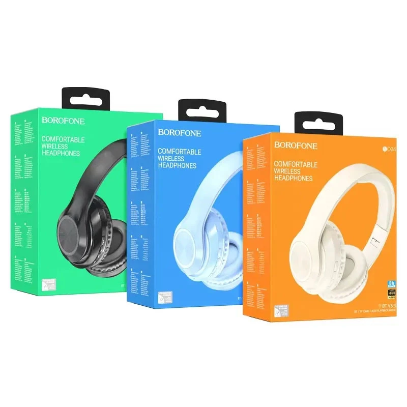 Накладні бездротові навушники BOROFONE BO24 Gratified фото 2 з 2