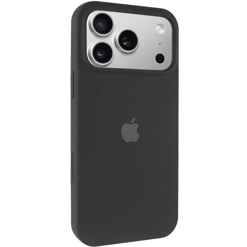 Чехол Silk Full Protective (AA) для Apple iPhone 17 Pro (6.3") – Черный / Black. Фото 1 из 5
