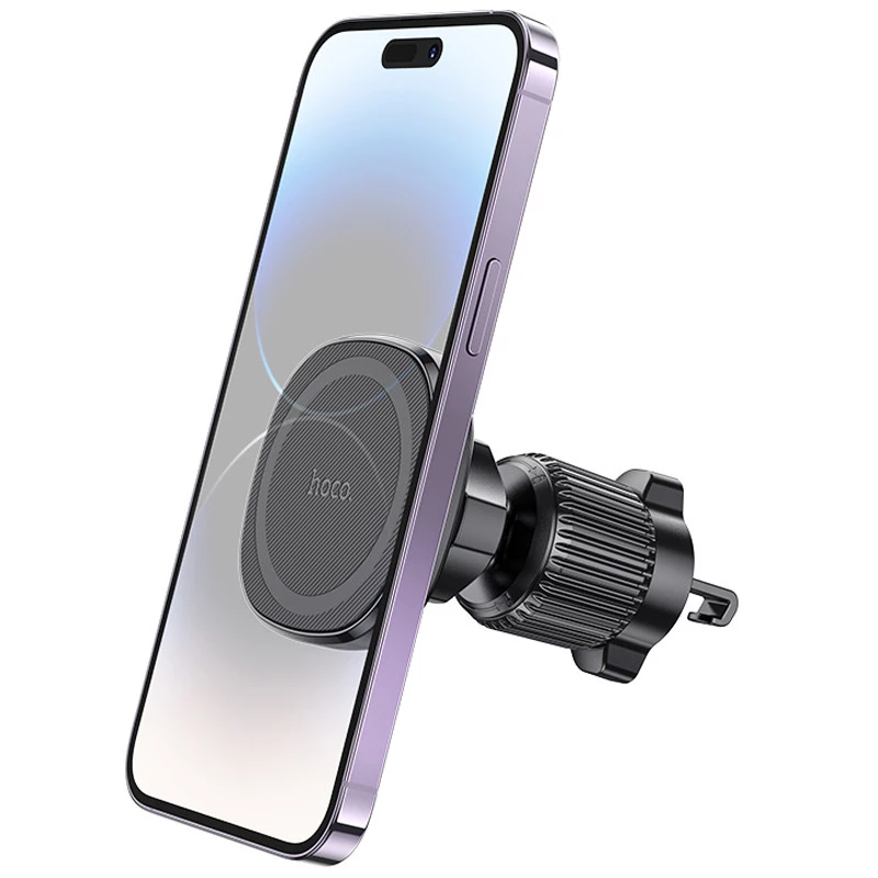 Автотримач Hoco H34 Cheeatag magnetic ring (air outlet) – Black. Фото 4 Автотримач Hoco H34 Cheeatag magnetic ring (air outlet) – Black. Фото 4 з 8
