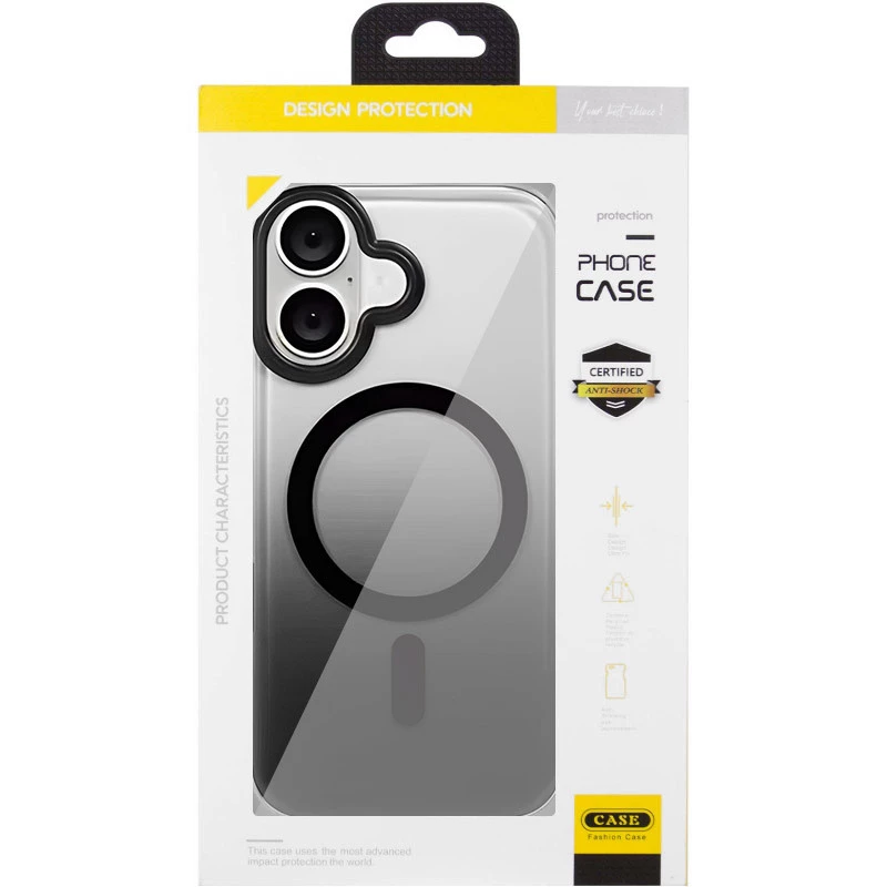 Чехол TPU+PC Shadow with MagSafe для Apple iPhone 16 фото 4 из 4