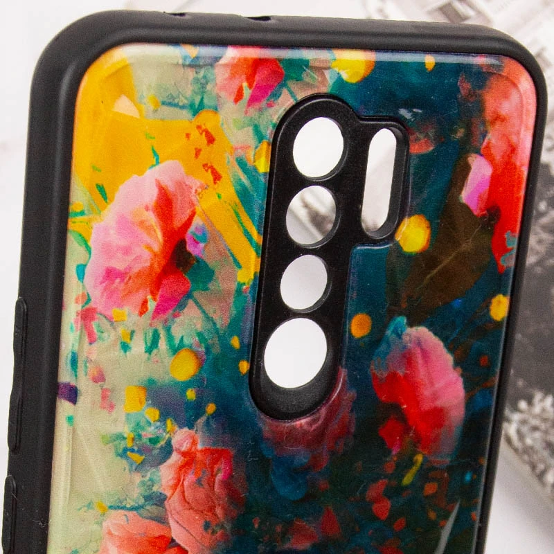 Стеклянный чехол Prisma Ladies на Xiaomi Redmi 9 – Peonies. Фото 6 из 6