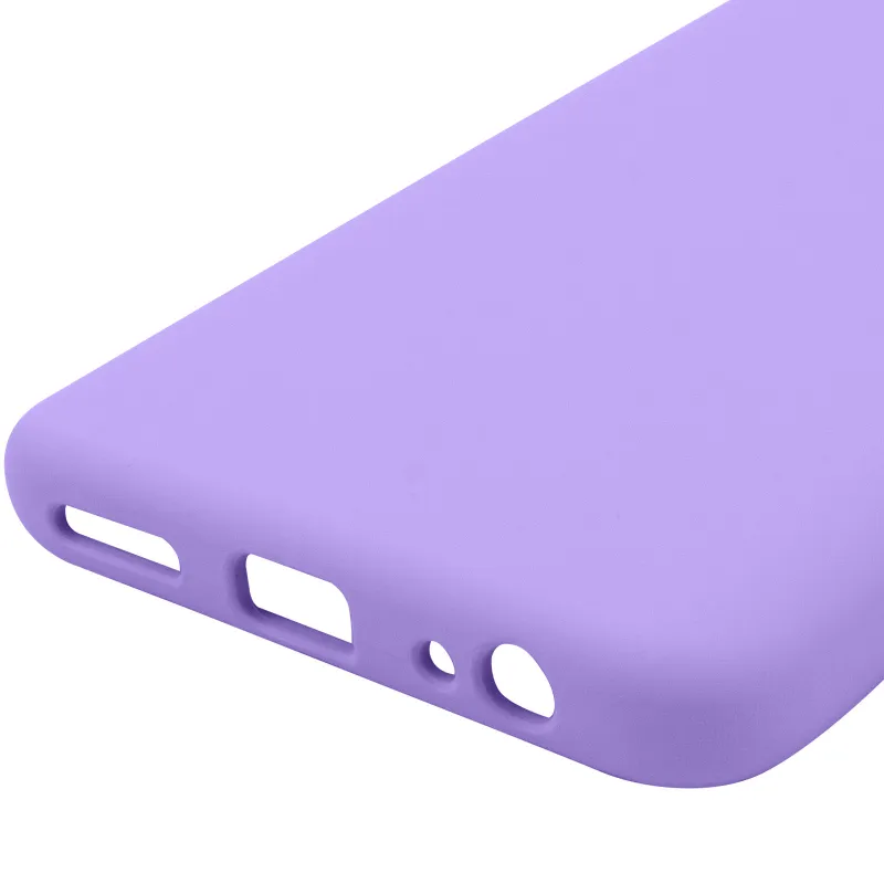 Чехол Silicone Case Lakshmi Premium з закритою камерою на TECNO Pop 5 LTE – Сиреневый / Dasheen. Фото 8 из 8