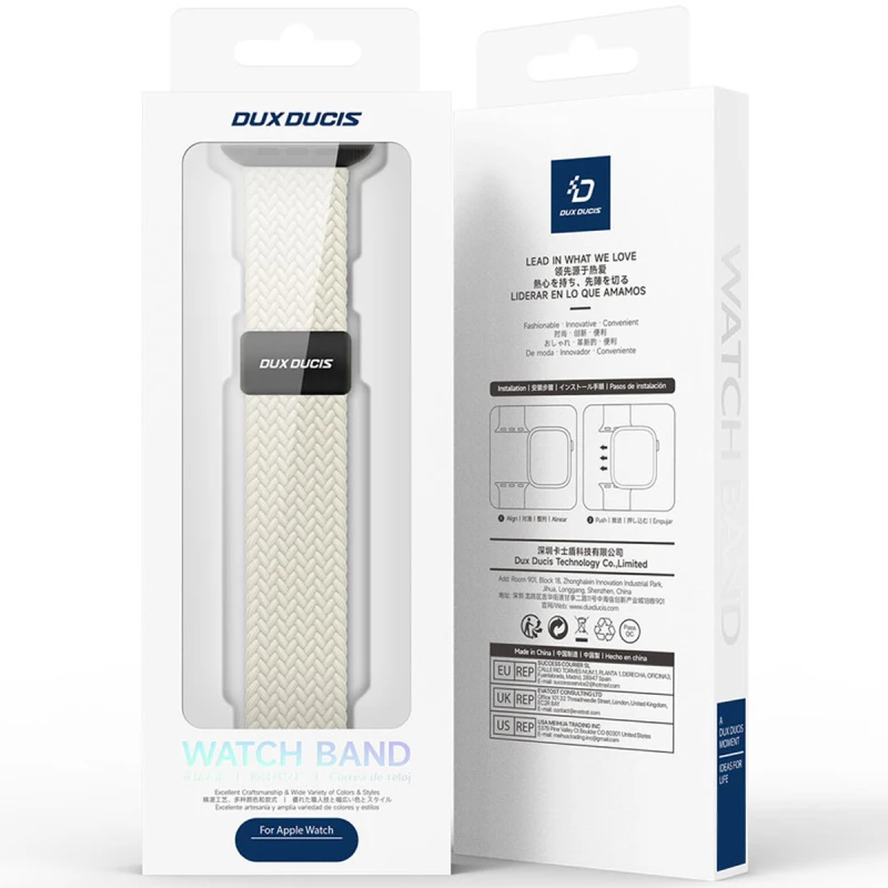Ремінець Dux Ducis Mixture Ultra для Apple Watch 42(ser.1-3)/44/45/46/49mm – Starlight. Фото 6 з 8