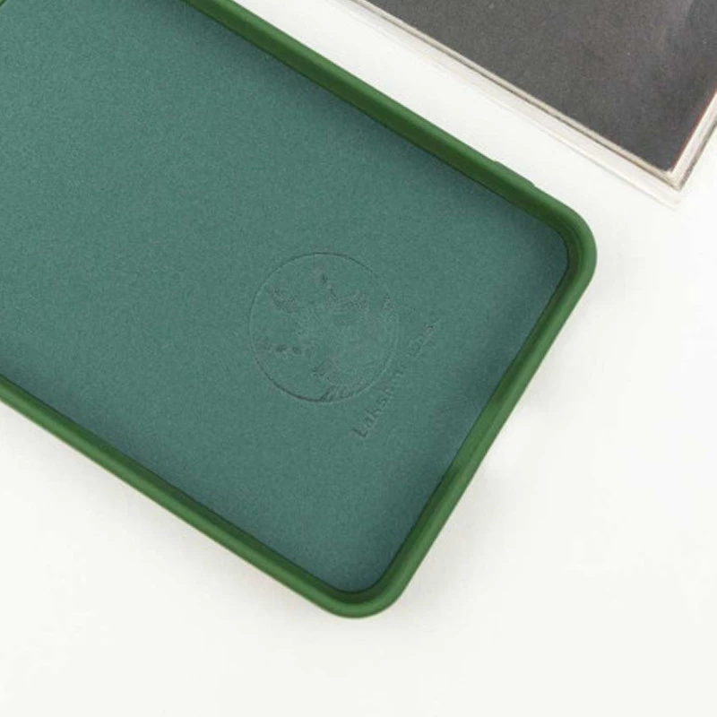 Чохол Silicone Case Lakshmi Elit на Xiaomi Redmi Note 10 / Note 10s – Зелений / Dark green. Фото 2 з 2