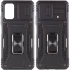 Ударостійкий чохол Square Ring зi шторкою на камеру на Xiaomi Poco X5 5G – Чорний / Black. Фото 1 з 6
