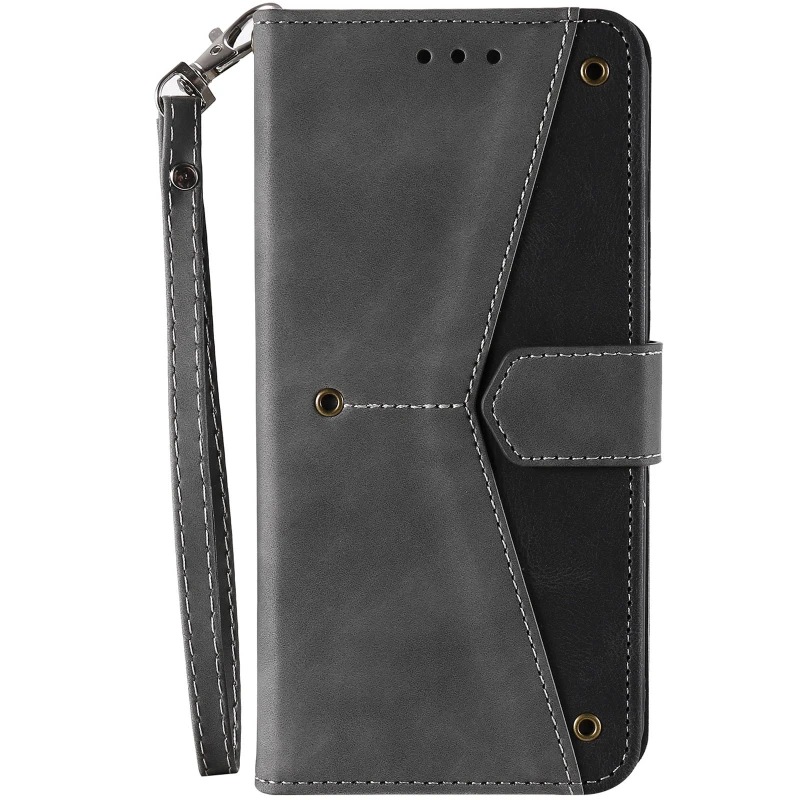 Шкіряний чохол-книжка Maverick Cover для Samsung Galaxy S26 – Grey. Фото 1 з 5