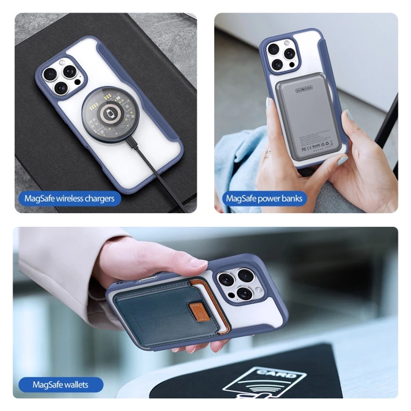 Чохол книжка Dux Ducis з MagSafe на Apple iPhone 16 Pro Max – Blue. Фото 10 з 10
