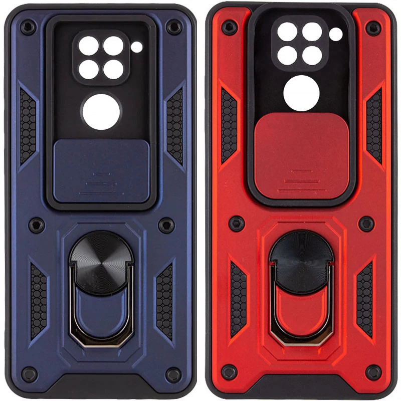 Ударопрочный чехол Ummi Camshield Serge Ring (in box) для Xiaomi Redmi Note 9 / Redmi 10X фото 1 из 2