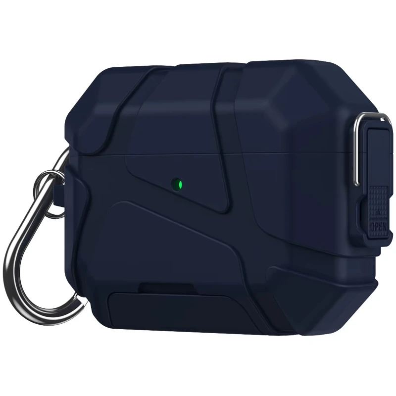 Ударопрочный футляр Titan Armor для наушников Airpods 3 – Midnight Blue. Фото 1 из 1