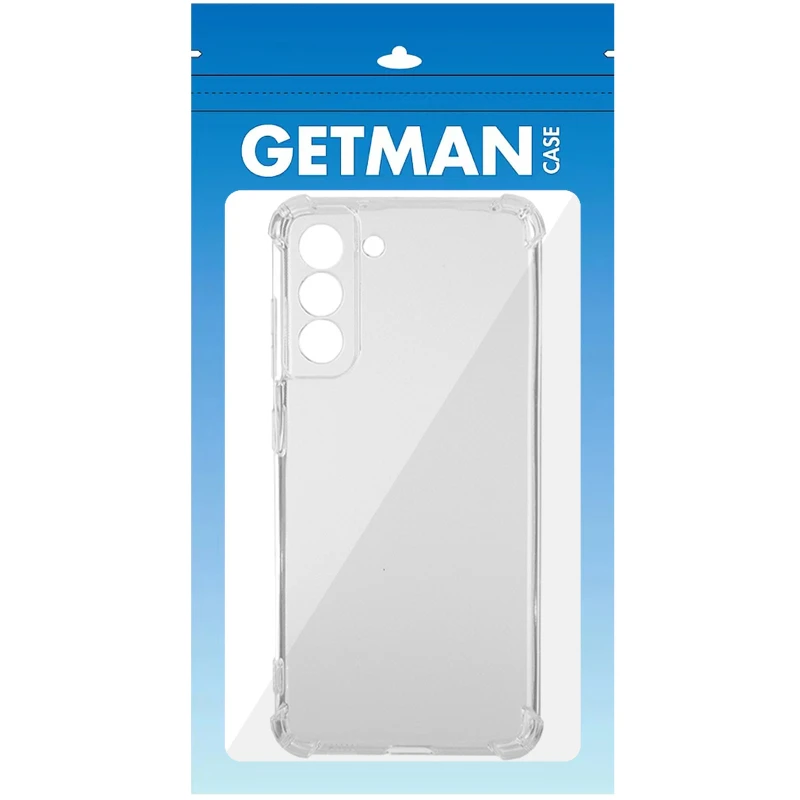 Ультратонкий силиконовый чехол GETMAN с крытыми бортами та камерою на Xiaomi Redmi 15 (EU) – Бесцветный (прозрачный). Фото 3 из 5