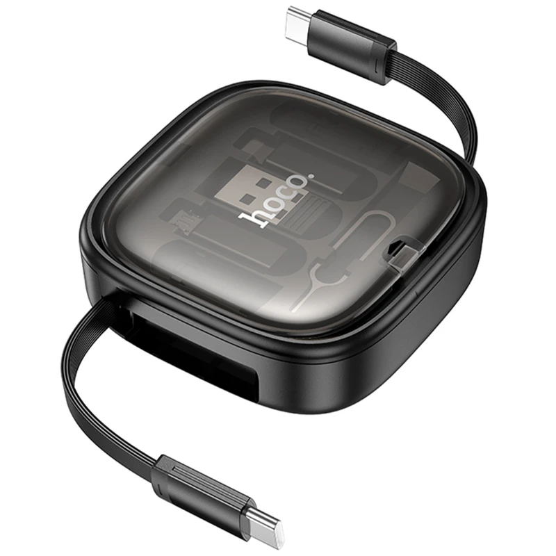 Дата кабель Hoco U140 with cable set 5in1 60W (0.95m) – Black. Фото 2 из 5