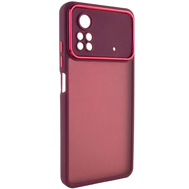 

TPU+PC чехол Accent для Xiaomi Poco X4 Pro 5G (Magenta)