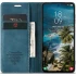 Кожаный чехол-книжка CaseMe Velvet Nubuck для Xiaomi Redmi Note 15 Pro 5G – Blue. Фото 3 из 4