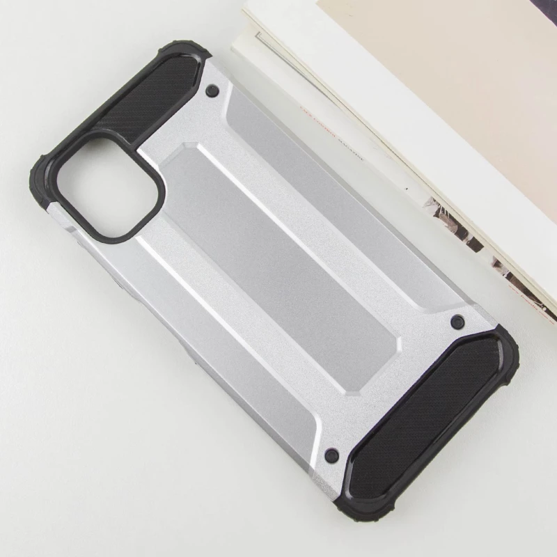 Протиударний чохол з посиленими кутами Immortal на Samsung Galaxy A06 – Срібний. Фото 5 з 8