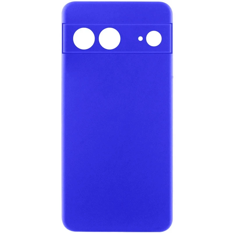 Чехол Silicone Case Lakshmi Plus с закрытой камерой для Google Pixel 8 – Синий / Iris. Фото 1 из 1