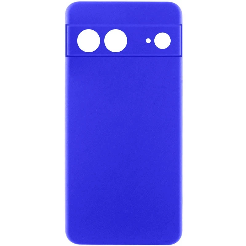 Чохол Silicone Cover Ummi Lakshmi Full Camera (AA) для Google Pixel 8 – Синій / Iris. Фото 1 з 1