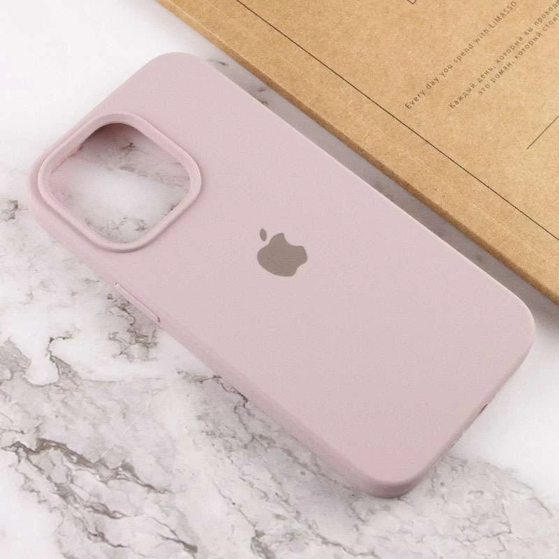 Чохол Silicone Case з закритим низом на Apple iPhone 13 Pro Max (6.7") – Сірий / Lavender. Фото 14 з 15