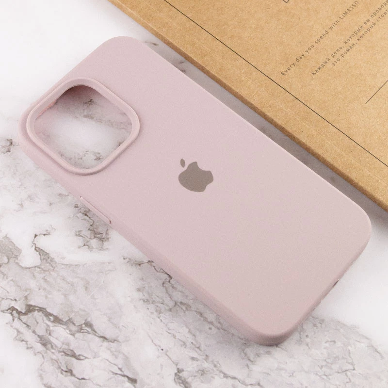Чохол Silicone Case з закритим низом на Apple iPhone 16 Pro Max – Сірий / Lavender. Фото 14 з 15