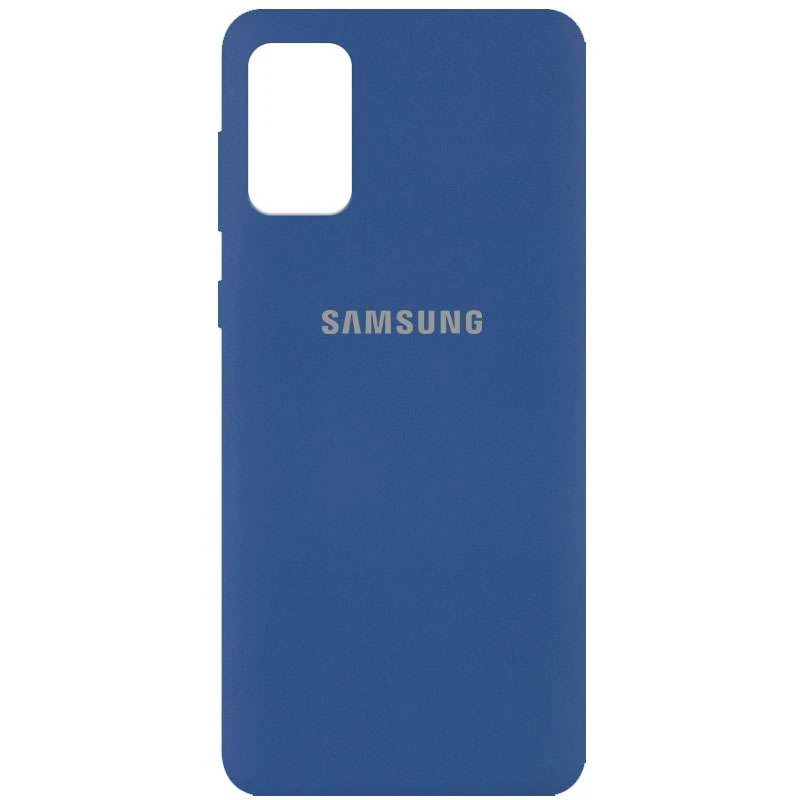 

Чохол Silicone Case з закритим низом на Samsung Galaxy A02s (Синій / Navy Blue)