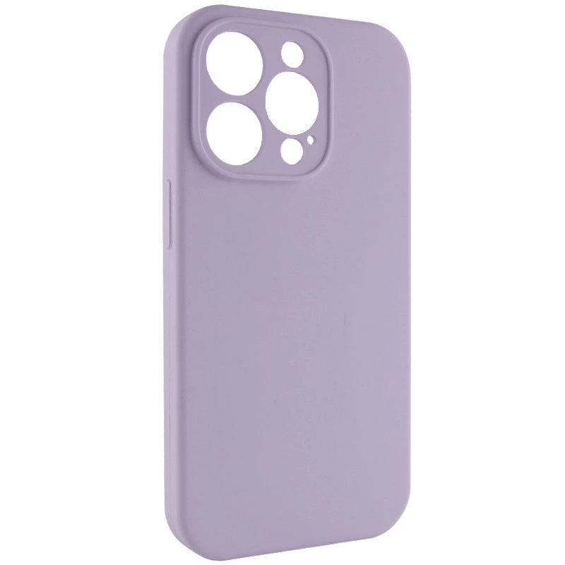 Чехол с закрытым низом Silicone Case для Apple iPhone 16 Pro – Сиреневый / Lilac. Фото 4 из 13
