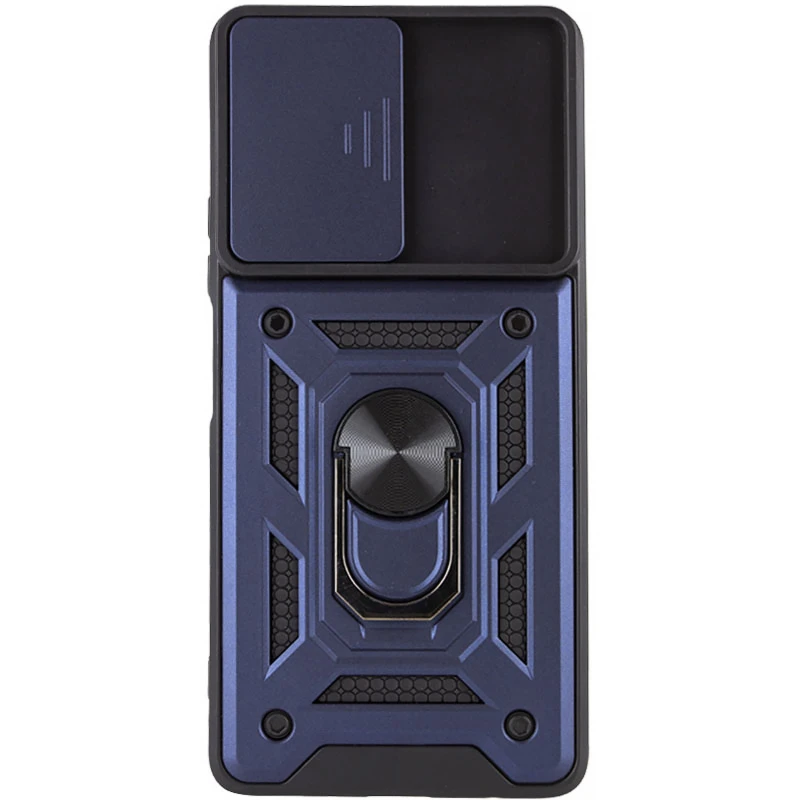 Удароміцний чохол Ummi Camshield Serge Ring (in box) для Xiaomi Redmi Note 10 Pro Max – Синій / Navy. Фото 2 з 2