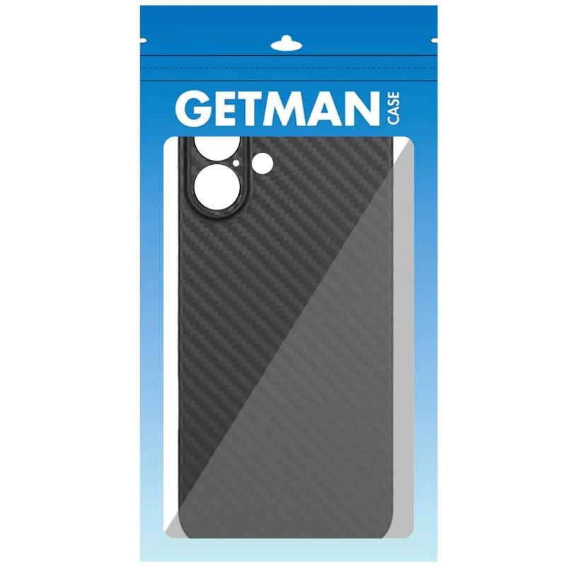 Чехол Getman Carbon Ultra Slim для Apple iPhone 16 – Black. Фото 3 из 3