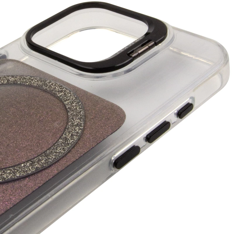 Чохол TPU+PC Jewel Sparkle with MagSafe для Apple iPhone 17 (6.3") – Violet Shimmer. Фото 6 з 8