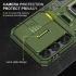 Ударостійкий чохол Square Ring зi шторкою на камеру на Samsung Galaxy S20 FE – Оливковий / Army Green. Фото 2 з 5