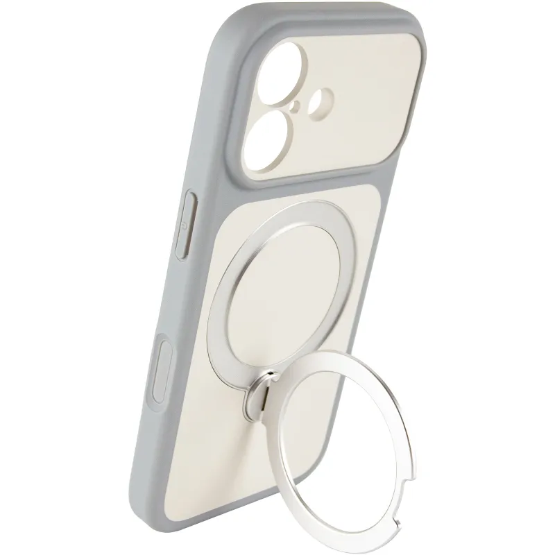 Чехол Ummi Full Camera with Magnetic Fit HQ Ring для Apple iPhone 17 (6.3") – Grey. Фото 7 из 8