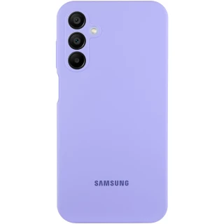 Чехол Silicone Case Lakshmi Premium L с закрытой камерой для Samsung Galaxy A15 4G/5G — Сиреневый / Dasheen