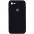 Чехол Silicone Case Square с защитой камеры для Apple iPhone 6/6s (4.7") – Черный / Black. Фото 1 из 3